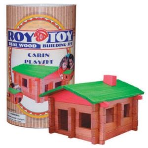 NIB Roy Toy Log Cabin Play Set by Channel Craft